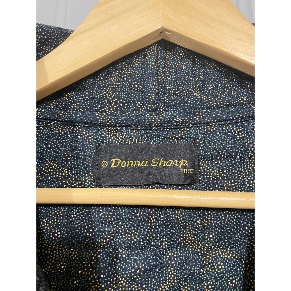Donna Sharp Quilted‎ Patchwork Jacket Womens Large Multicolor Excellent Floral L - Picture 2 of 7